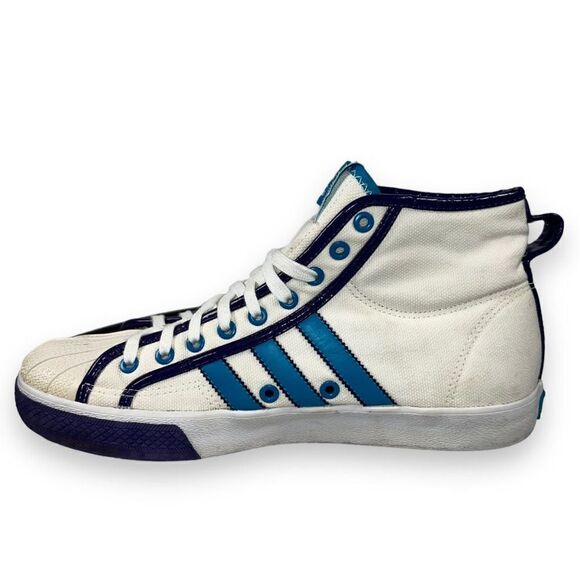 Adidas 2009 NZA Shell Mid Top "NBA Hornets" G05976 RARE Women's 11 - Picture 6 of 11